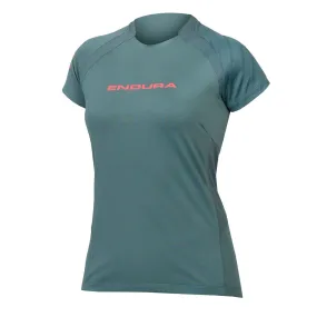 Green Women's Endura STrack S/S Cycling Jersey