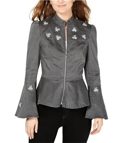 I-N-C Womens Peplum Jacket, TW1