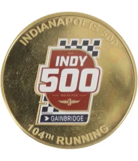 Indy 500 Unisex Indy 500 104Th Running Souvenir Mint Coin