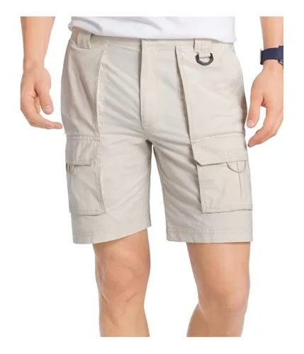 Izod Mens Surfcaster Frontal Casual Cargo Shorts