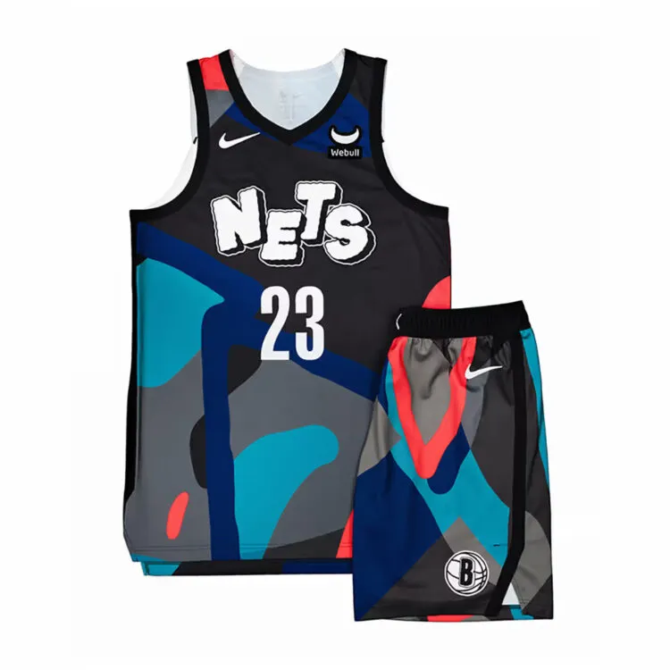 KAWS Designs the Brooklyn Nets City Edition Jerseys for the 2023-2024 Season