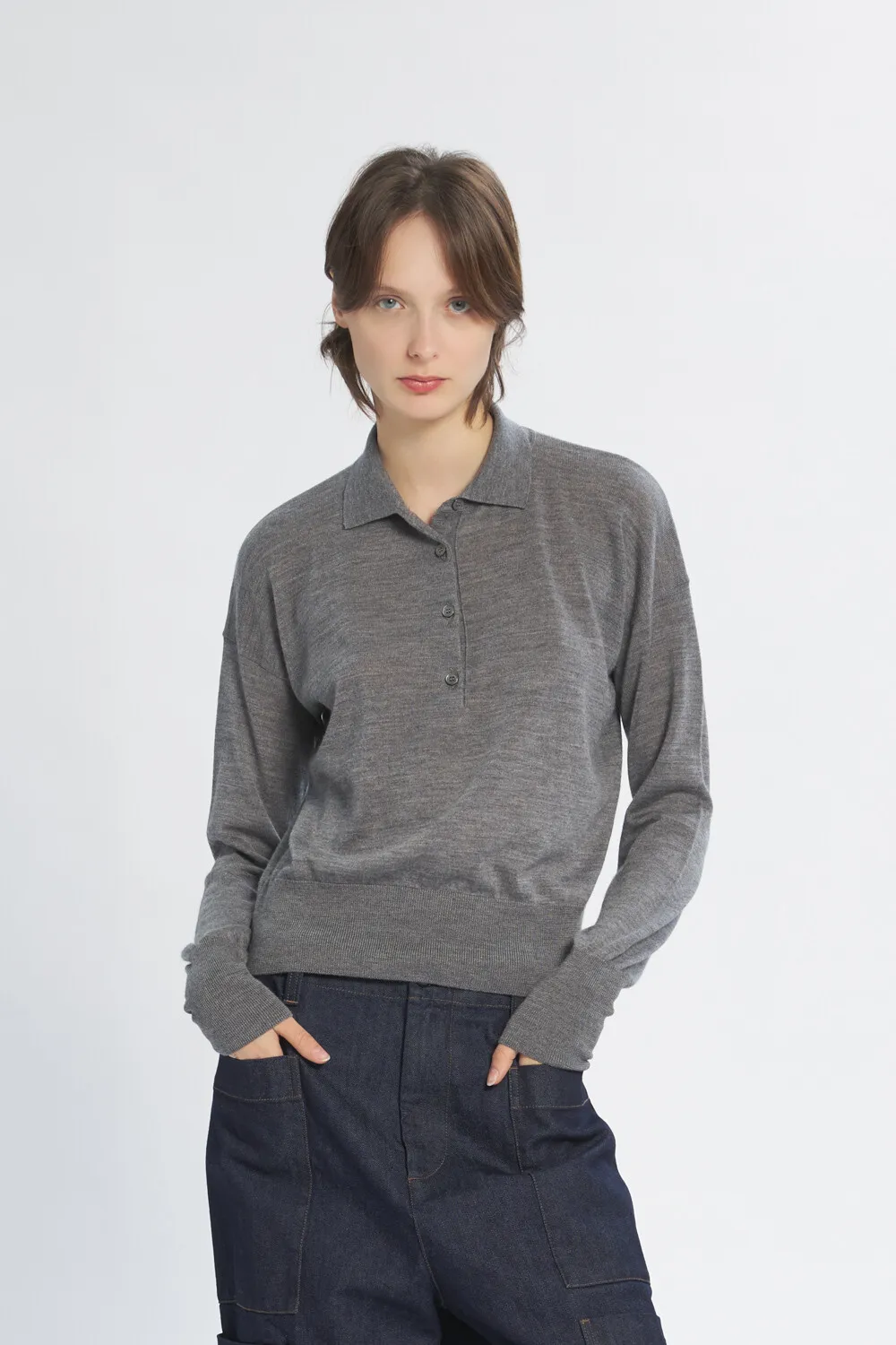 Knitwear Perla Gemma Grigio