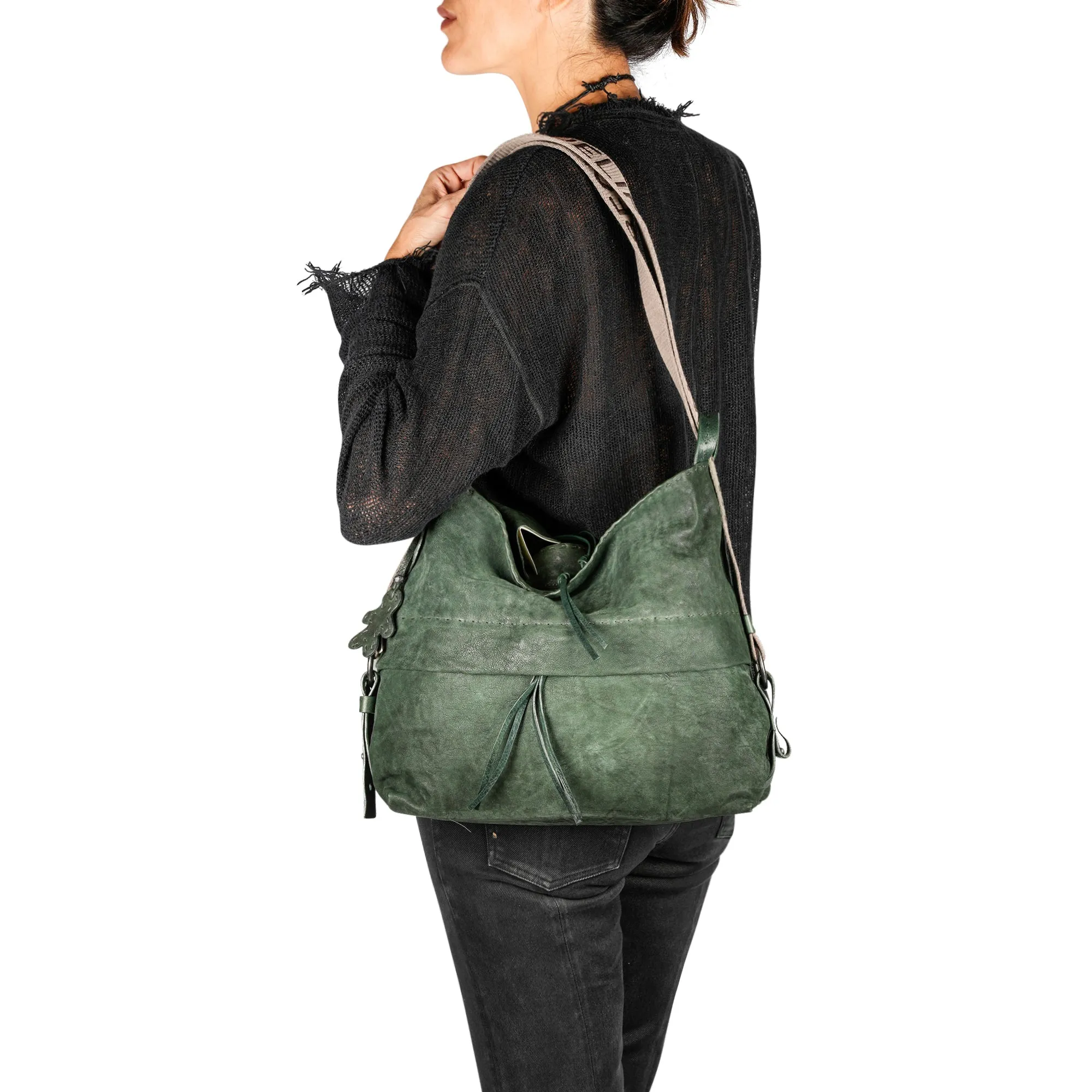 Lara Zaino Forest Green Backpack