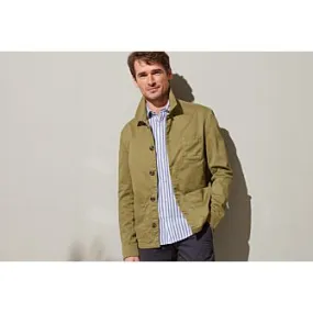 Light Khaki Cotton Jacket for Men - FÉLICIEN