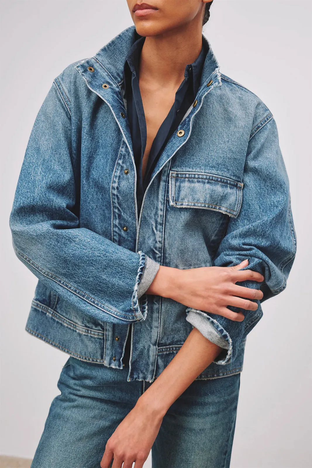 Marilou Denim Jacket - Ocean Wash