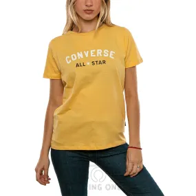 Mc Converse Remera Amarillo Converse All Star Tee