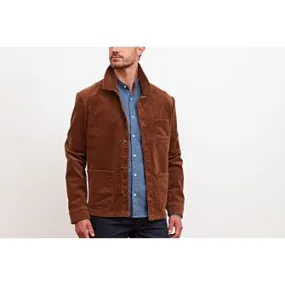 Men's Corduroy Dark Camel Jacket by FIDÉLIEN - Buy Online