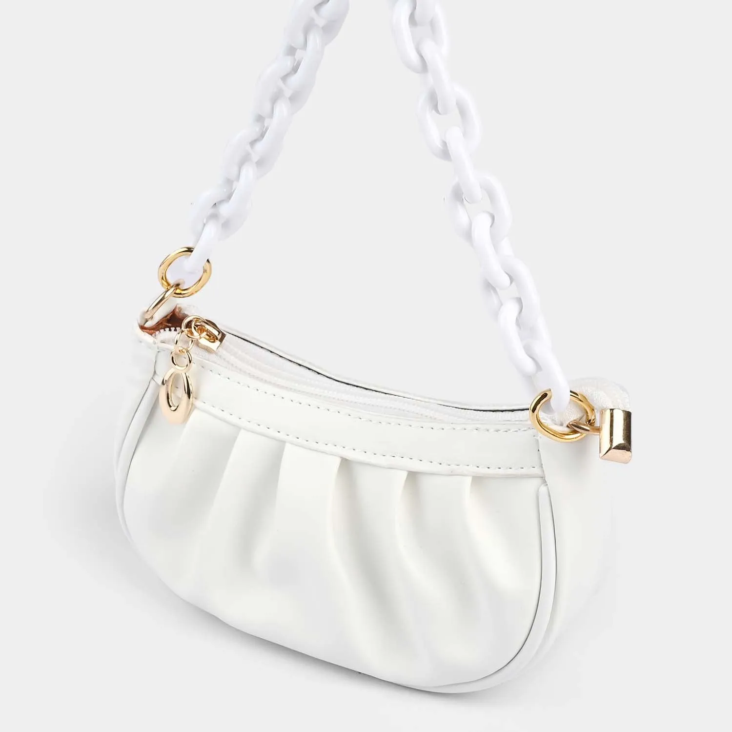 Mini Pleated Girls Handbag