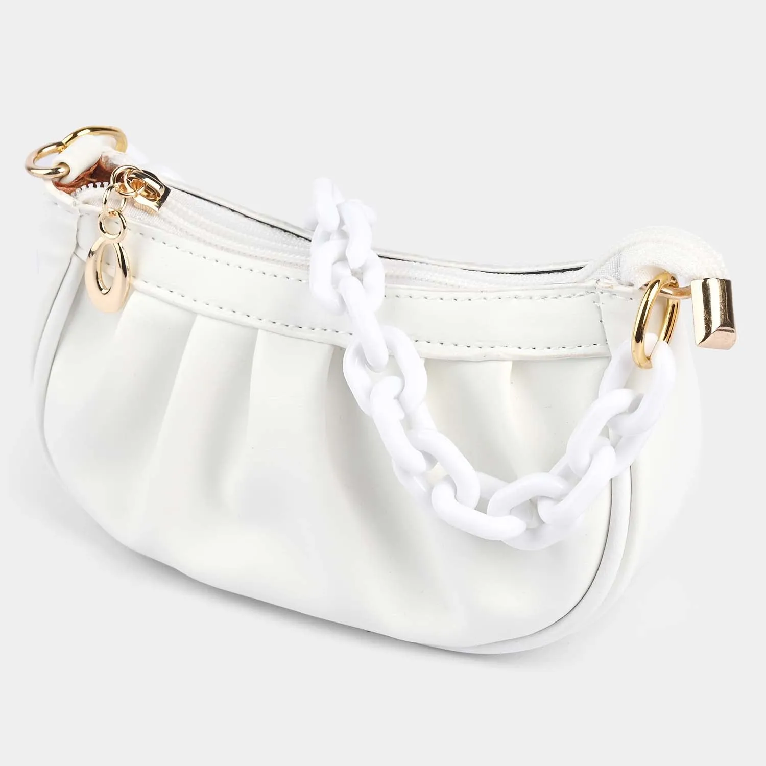 Mini Pleated Girls Handbag