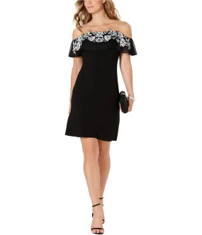 Msk Womens Illusion Cocktail Dress, TW1