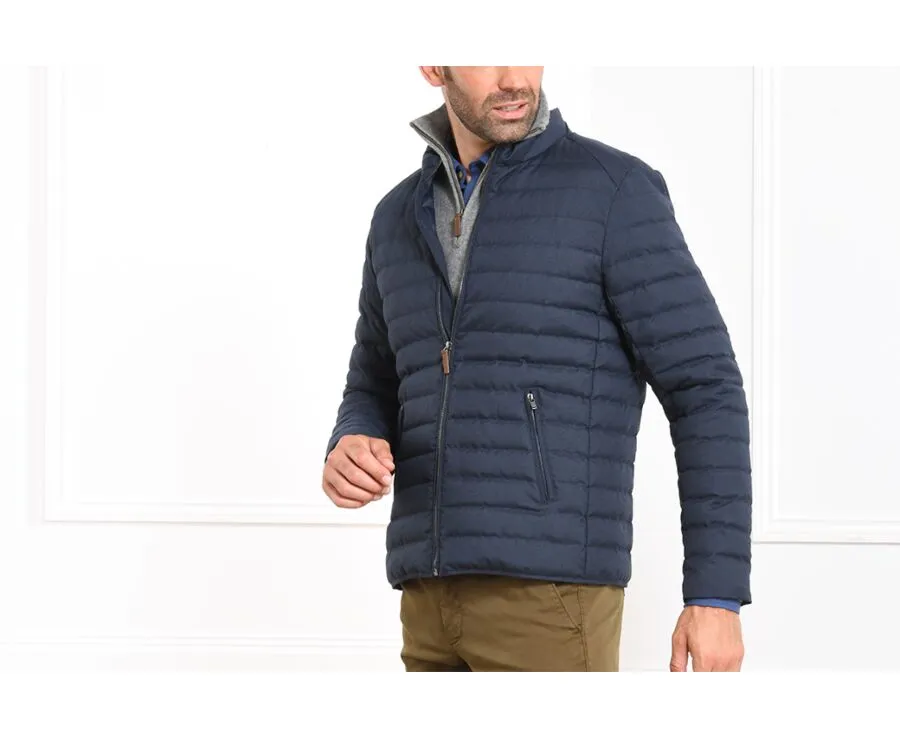 Navy Lightweight Puffer Jacket - SVEN