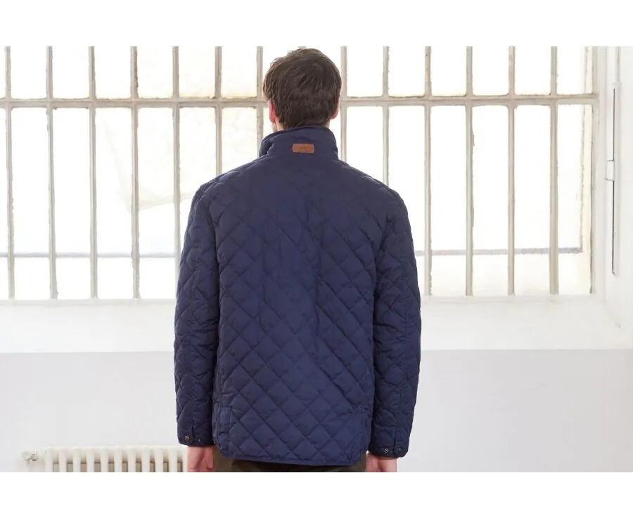 Navy Quilted Jacket - TORSTEN II