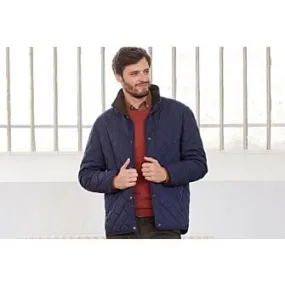 Navy Quilted Jacket - TORSTEN II