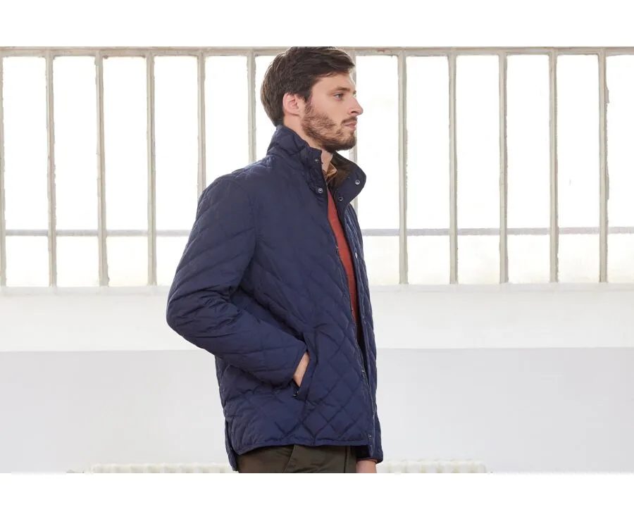 Navy Quilted Jacket - TORSTEN II