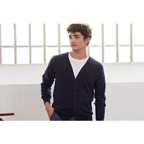 Navy wool cardigan - OWEN II