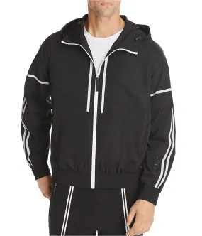 Neil Barrett Mens Double Stripe Windbreaker Jacket