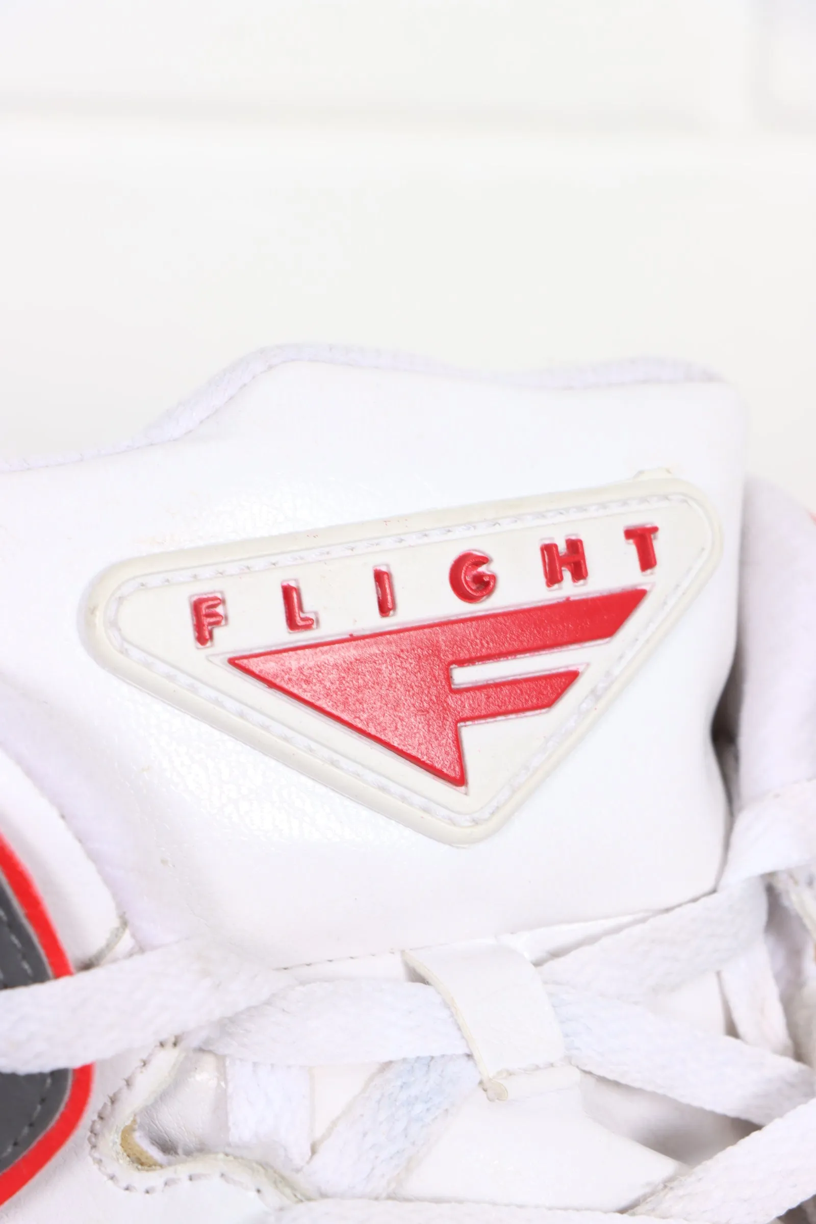 NIKE Air 'Flight Falcon' White Grey Red Mid Sneakers size 11