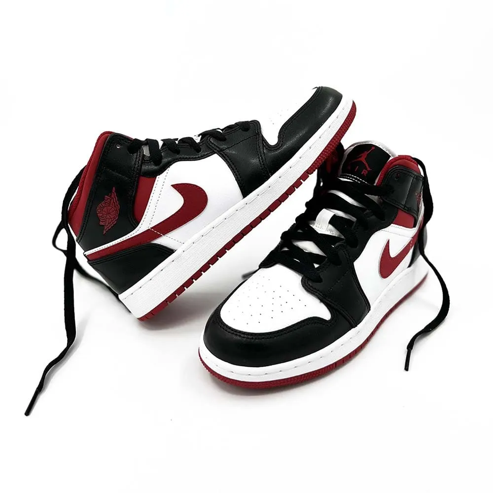 Nike Air Jordan 1 Mid Gym Red Black White (GS) - Buy Now!