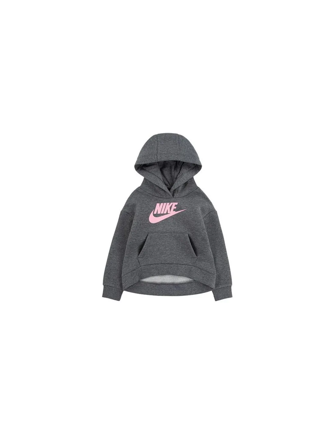 Nike Club Fleece High Low Grey Sweatshirt