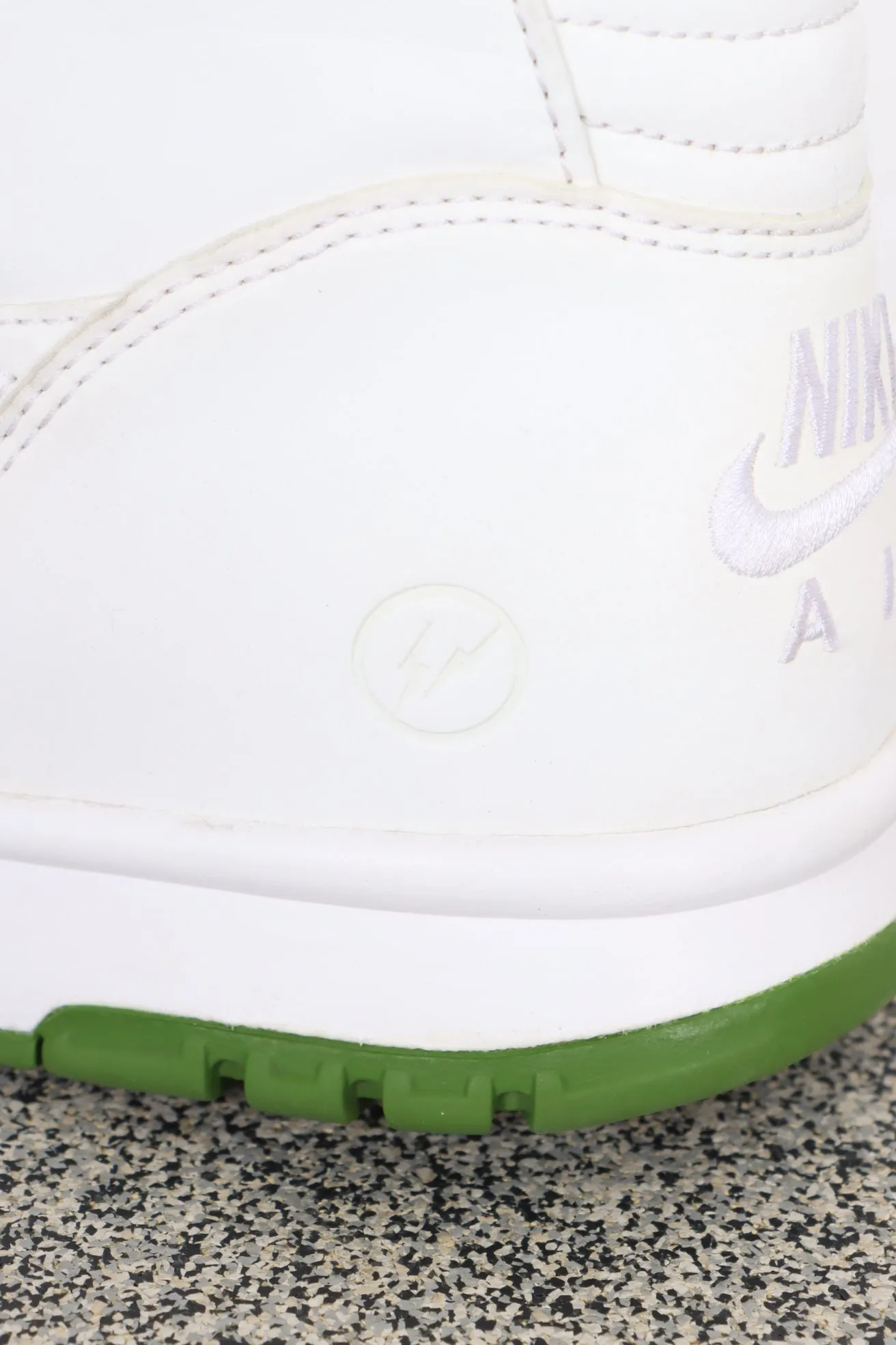 Nike Court Air Trainer 1 x Fragment Wimbledon White Chlorophyll Sneakers 9.5