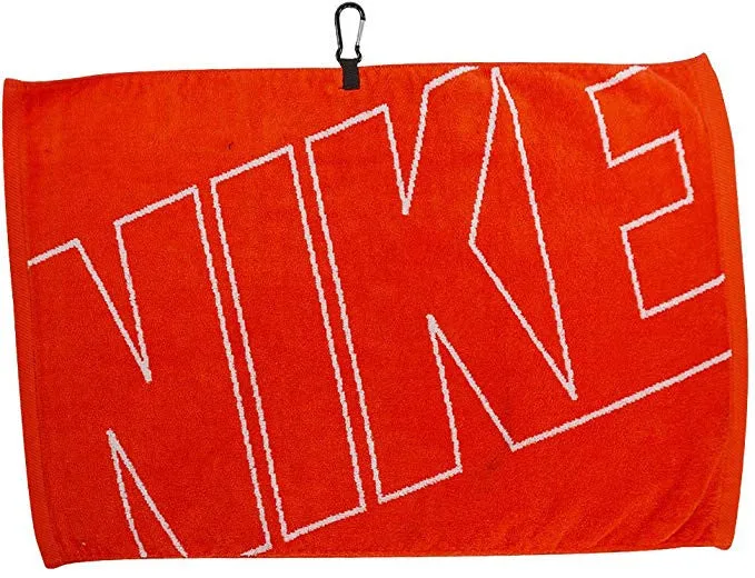 Nike Golf Jacquard Towel - Orange/White - 16 x 24