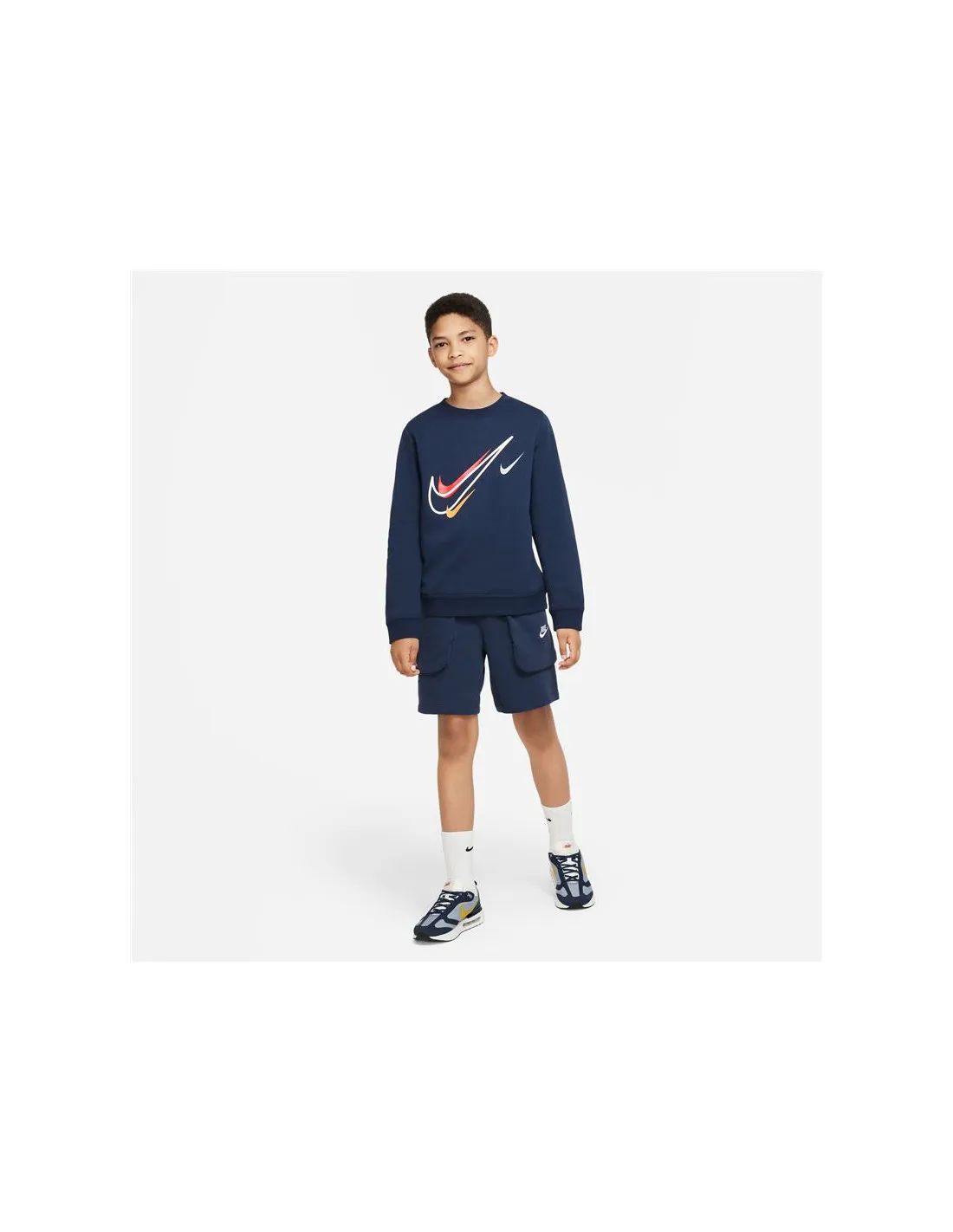 Nike Kids Blue Crew Sweatshirt