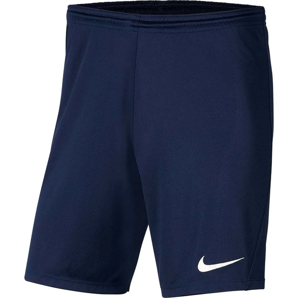 Nike Park III Knit Short in Midnight Navy.