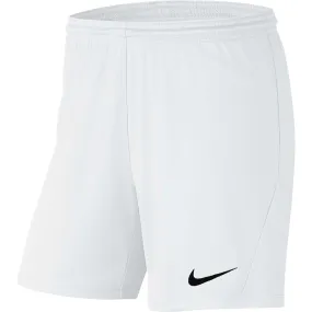 Nike Women's Park III White Shorts