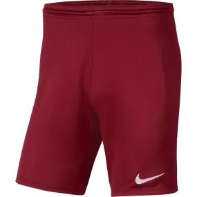 Nike Youth Park III Knit Short in Team Red