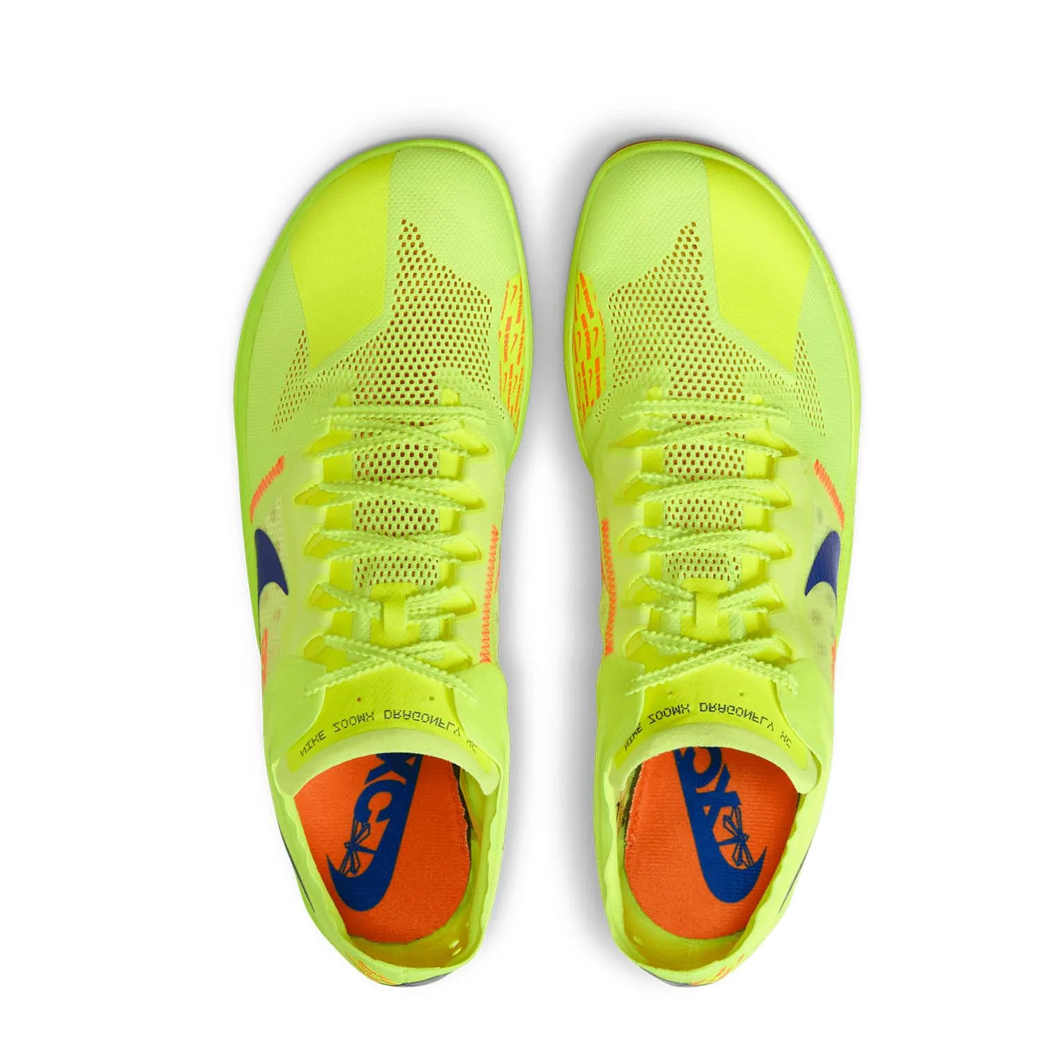 Nike ZoomX Dragonfly XC shoes Volt Concord Total Orange