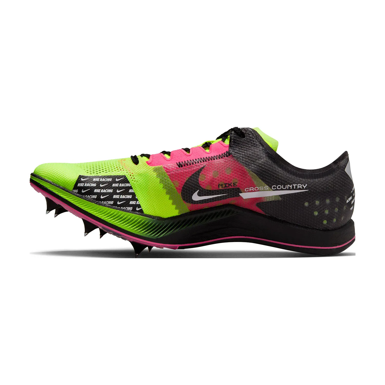 Nike ZoomX Dragonfly XC Volt White Black Hyper Pink