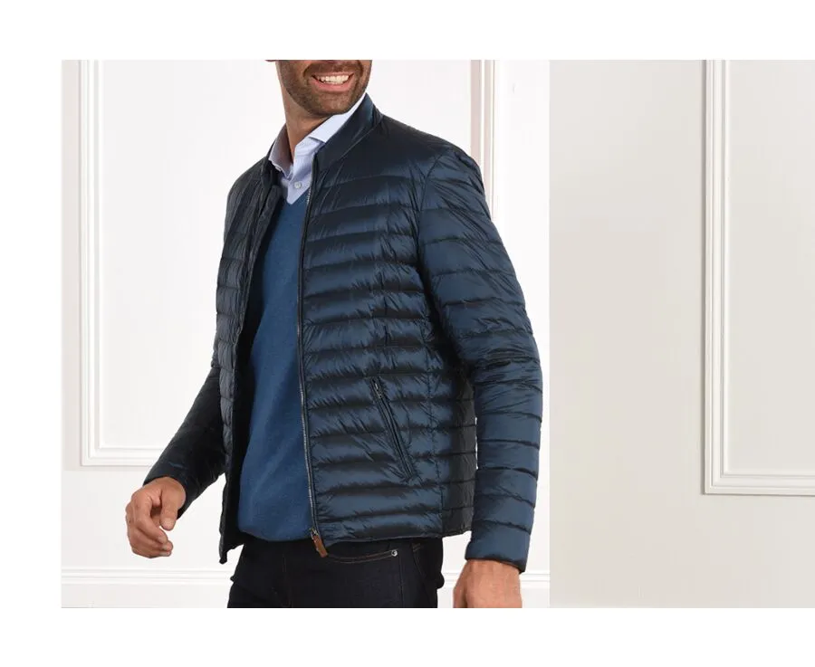 Pigeon Blue Puffer Jacket - SVEN