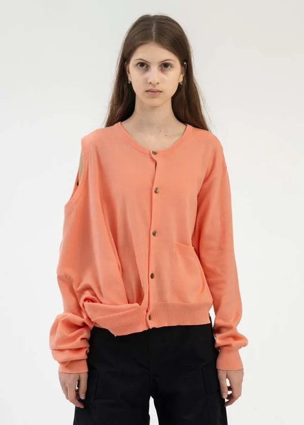 PINK AI IMAGE GENERATION MISTAKE KNITWEAR - Coral Pink