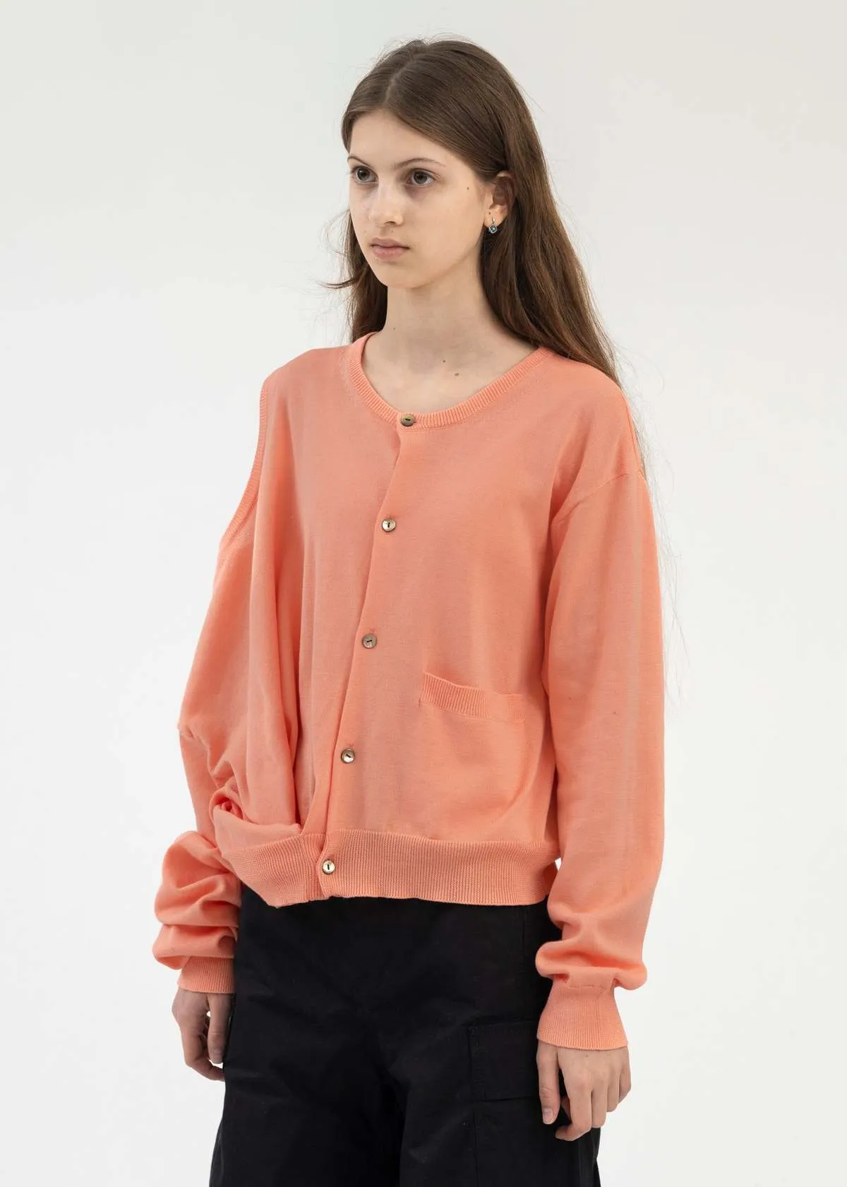 PINK AI IMAGE GENERATION MISTAKE KNITWEAR - Coral Pink