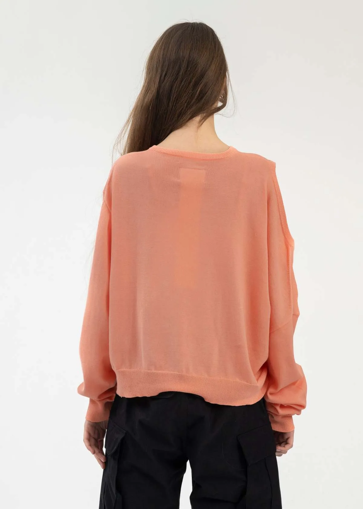 PINK AI IMAGE GENERATION MISTAKE KNITWEAR - Coral Pink