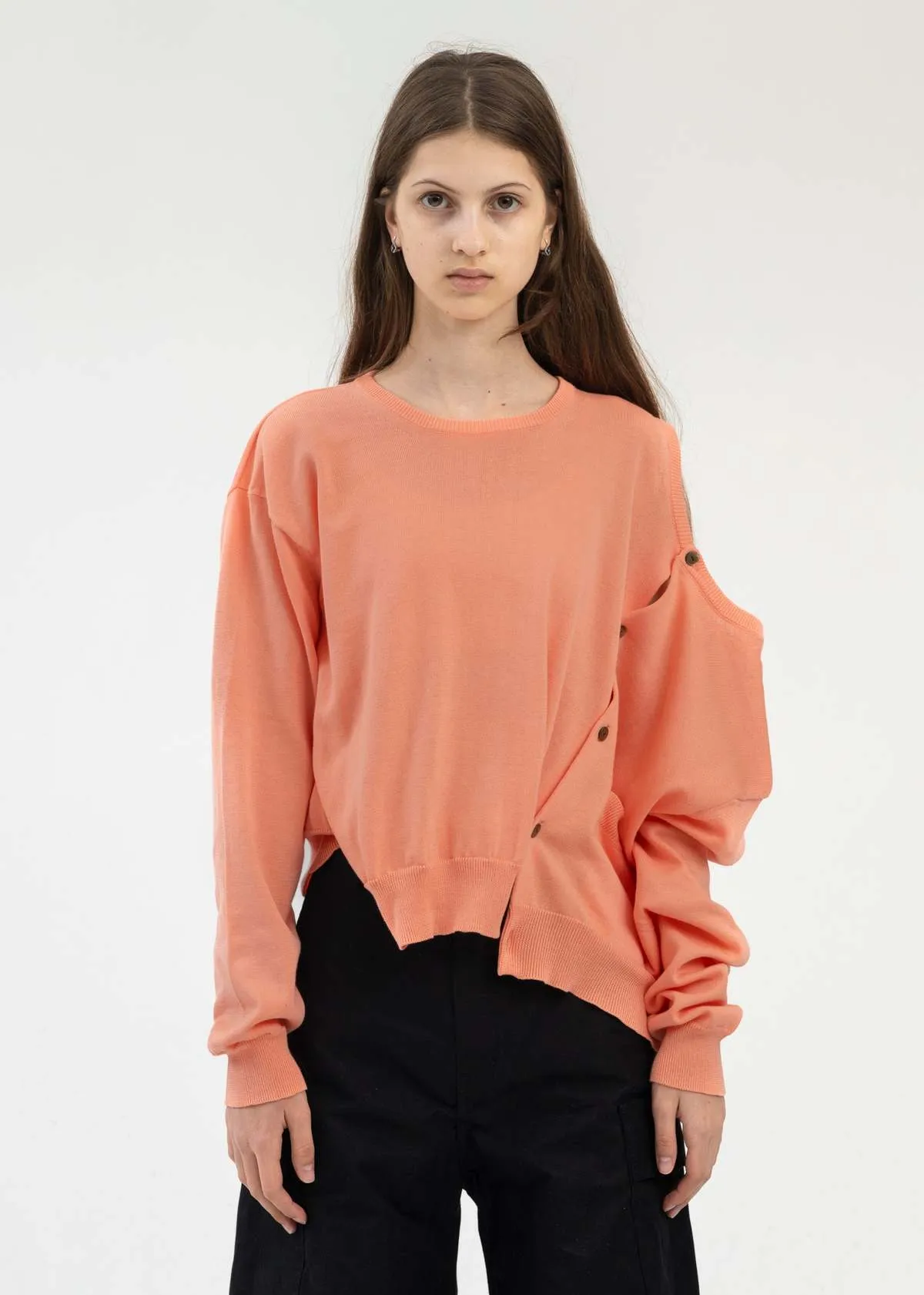 PINK AI IMAGE GENERATION MISTAKE KNITWEAR - Coral Pink