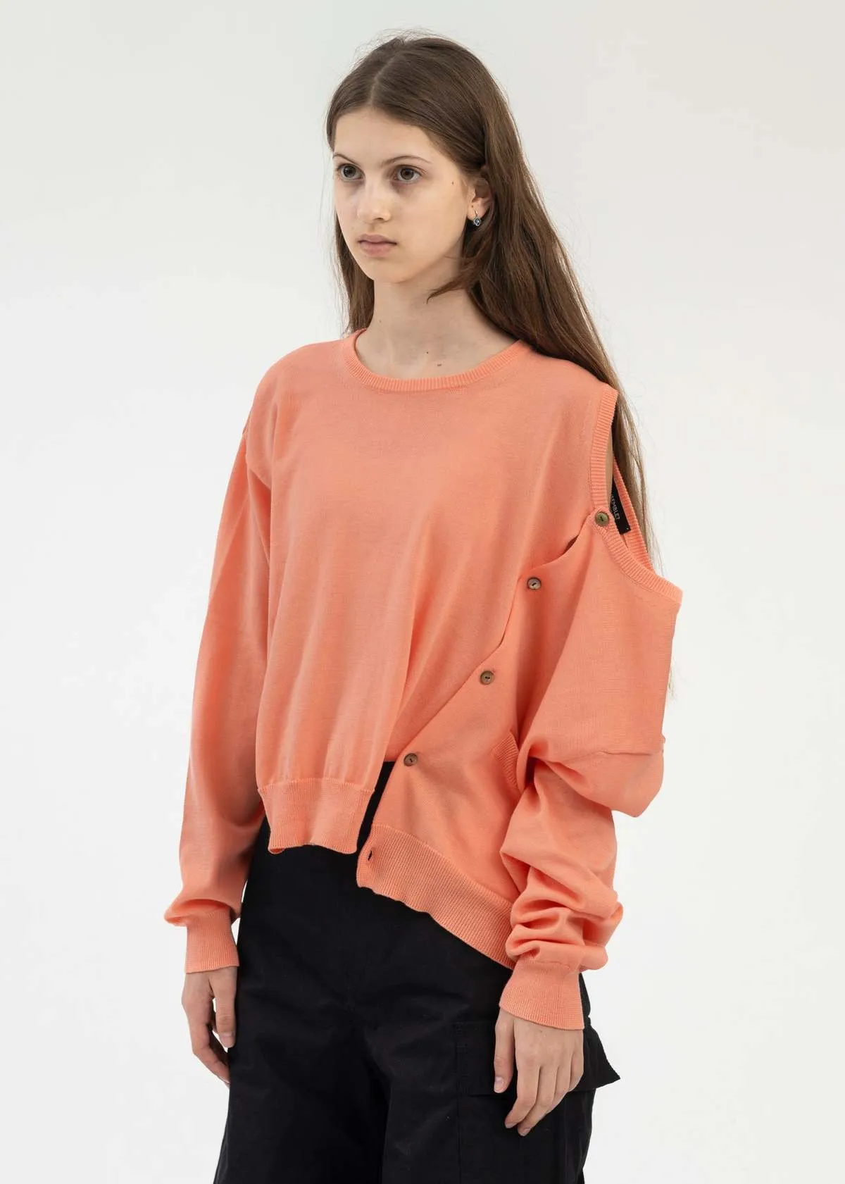 PINK AI IMAGE GENERATION MISTAKE KNITWEAR - Coral Pink