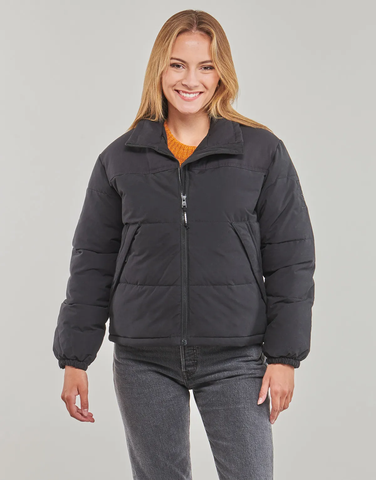 Plus Size Non-Down Puffer Coat