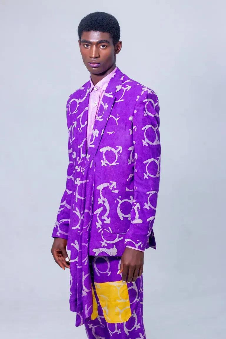 Purple Gaper Blazer