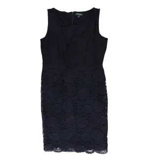 Ralph Lauren Womens Lace Cocktail Dress, TW2