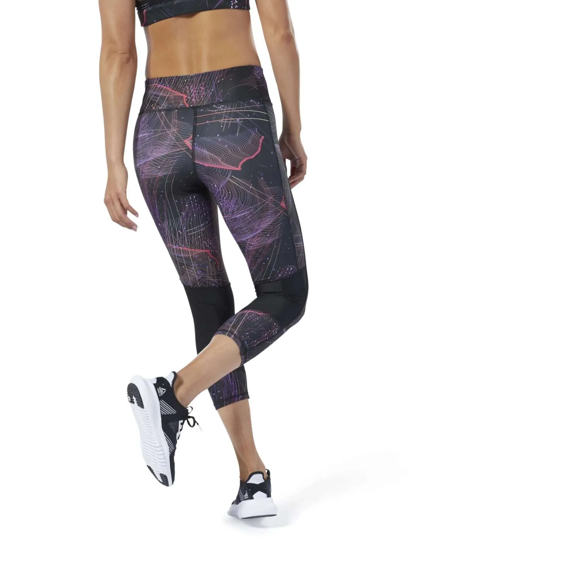 Reebok Womens One Series Running 3/4 Length Leggings