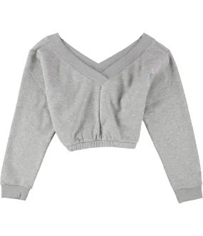 Reebok Womens Sr Cropped Fleece Sweatshirt