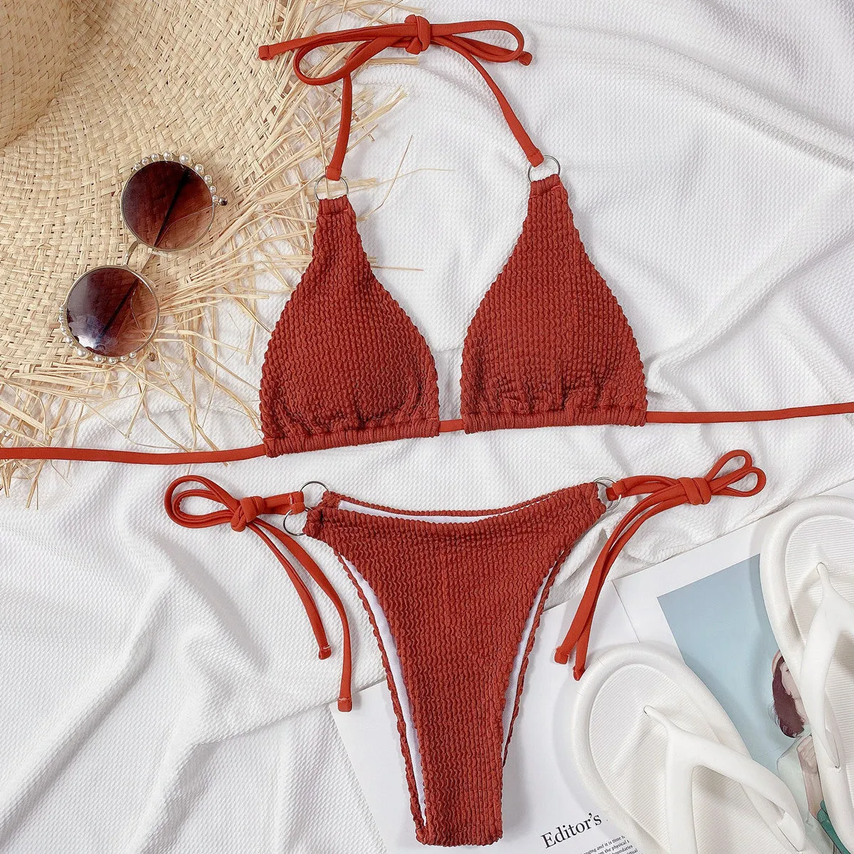 Savia Ribbed Bikini - Shop Now!