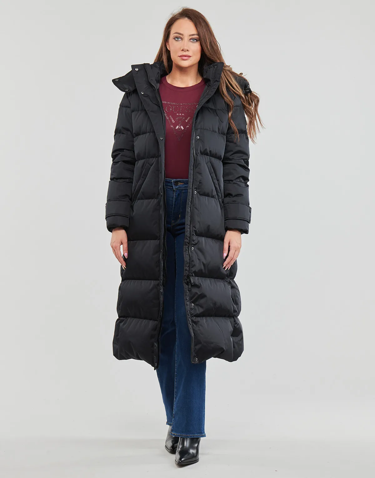 Short Hooded Down Jacket