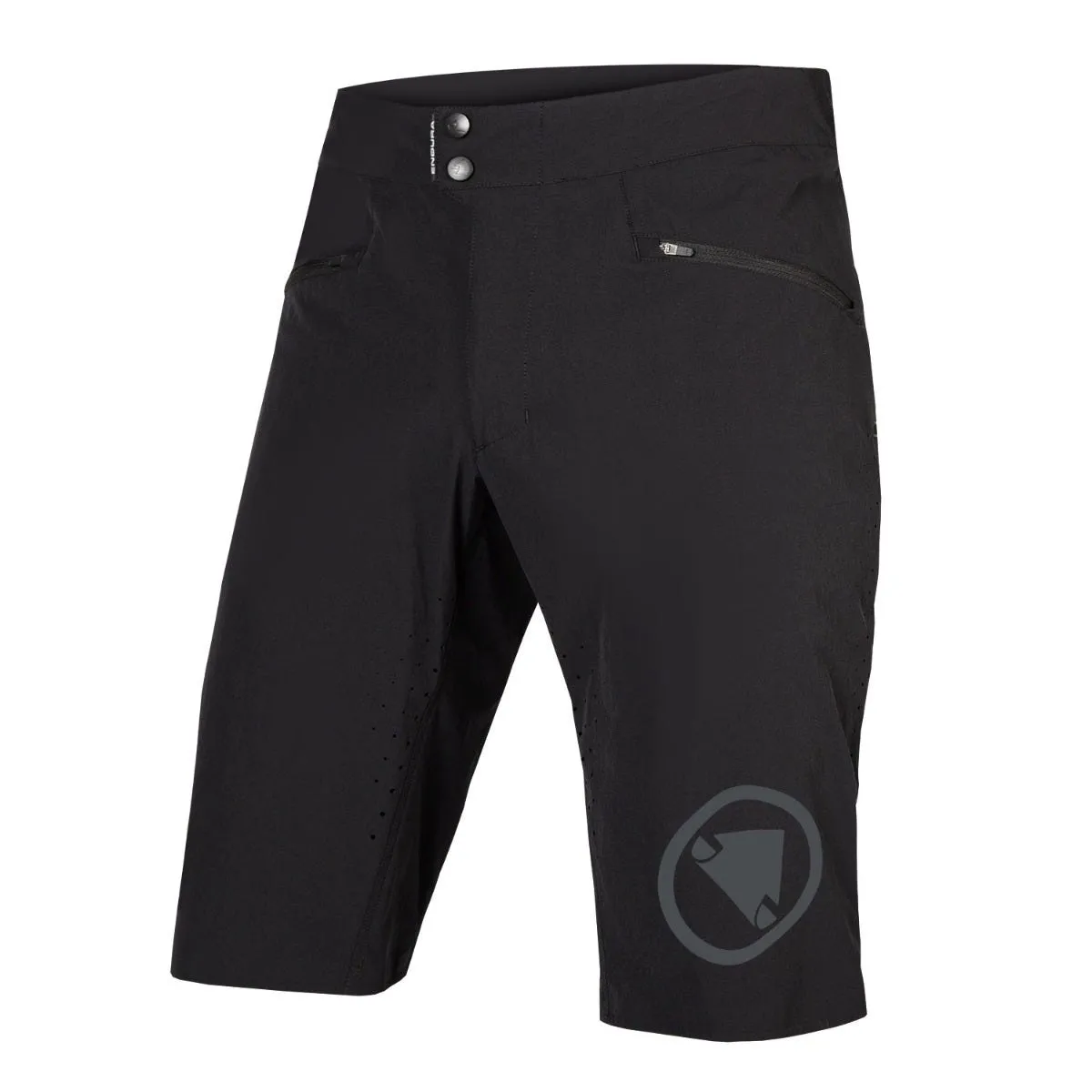 Shorts de ciclismo para hombre Endura SingleTrack Lite color negro.