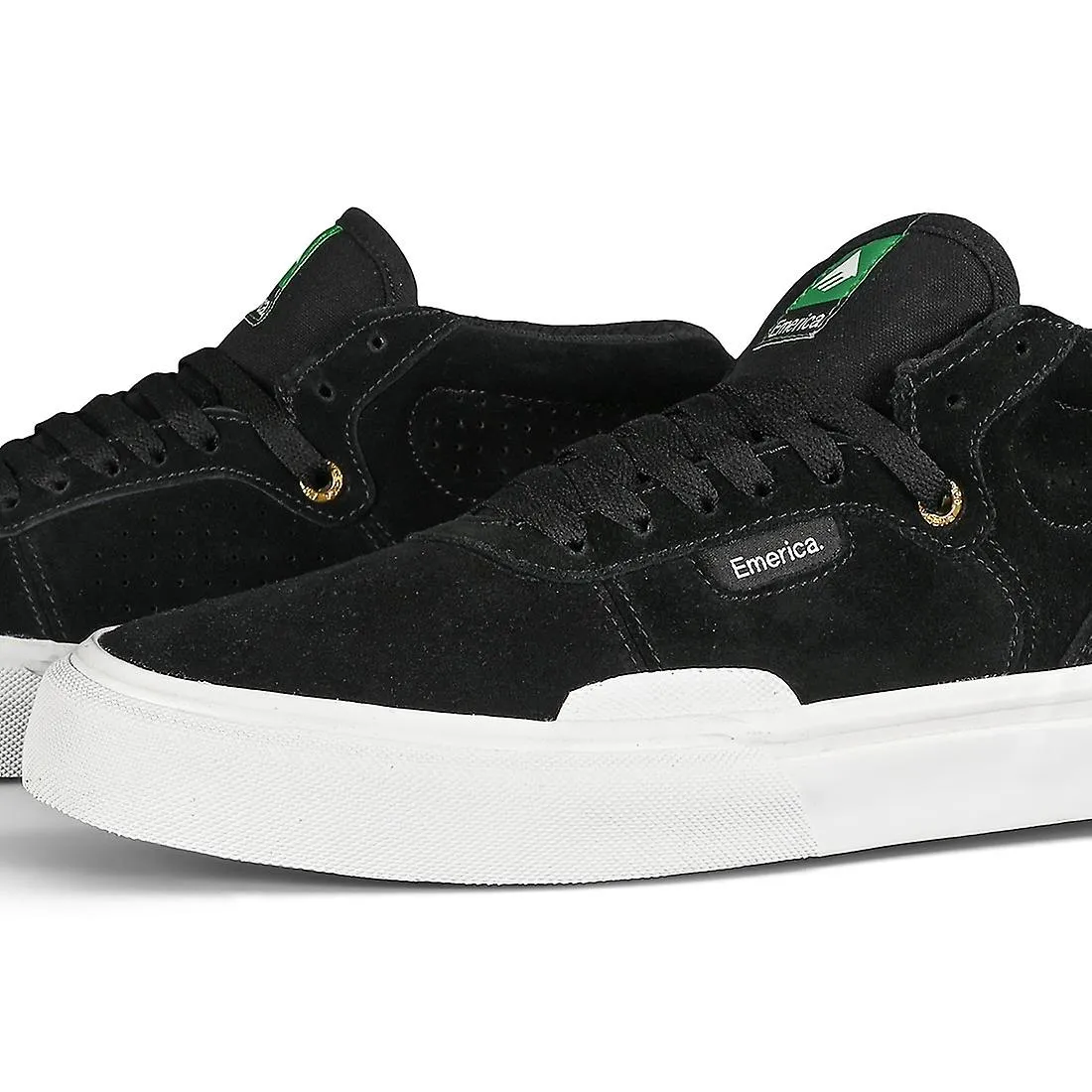 Skate shoes Emerica Pillar Mid-Top - Black/White/Gold