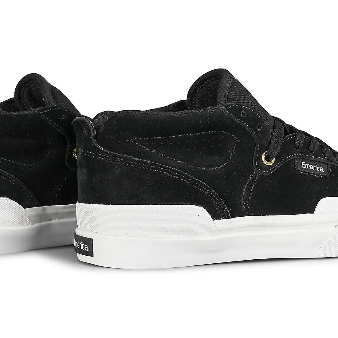 Skate shoes Emerica Pillar Mid-Top - Black/White/Gold