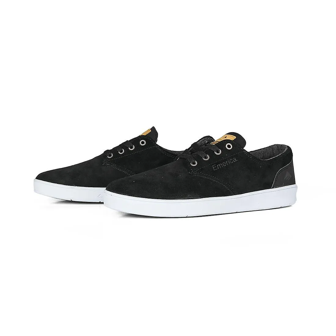 Skate shoes with laces - Emerica Romero in Black/Black/White