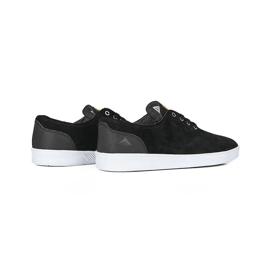 Skate shoes with laces - Emerica Romero in Black/Black/White