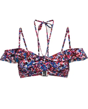 Skyros Bikini Top - Pink and Blue